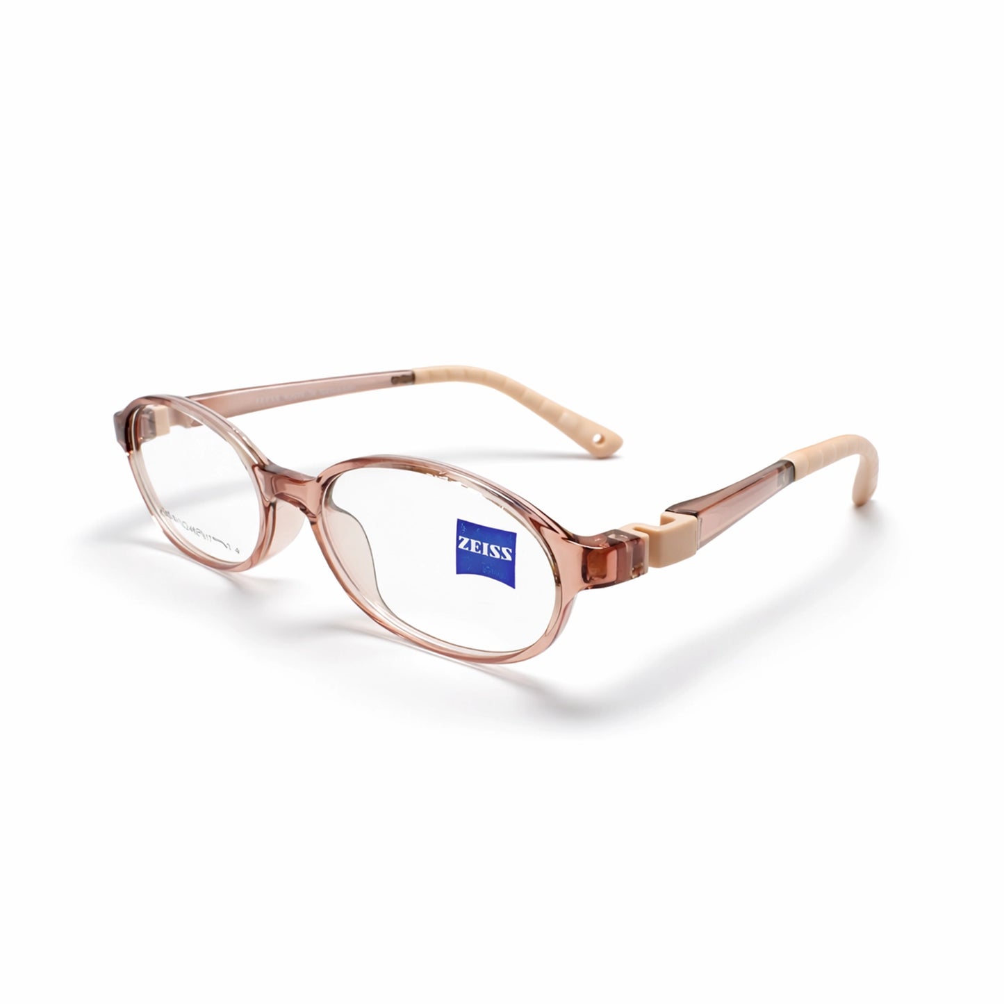 Blush Peach Transparent Kids' Frames