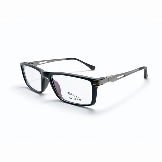 Jaguar TR 90 Rectangle Eyeglasses – Matte Black