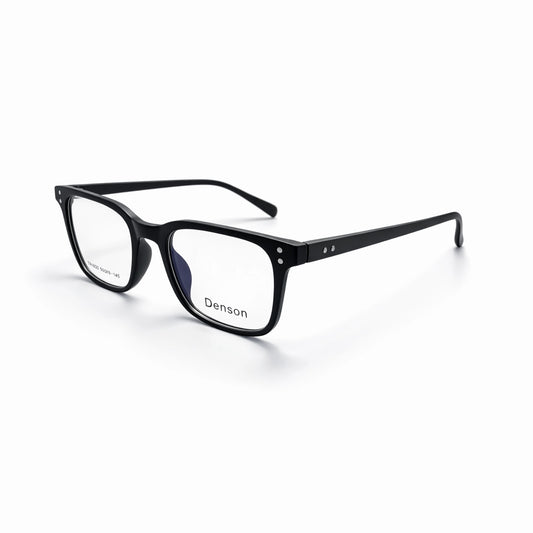 Denson TR1025 Rectangular Eyeglasses – Matte Black
