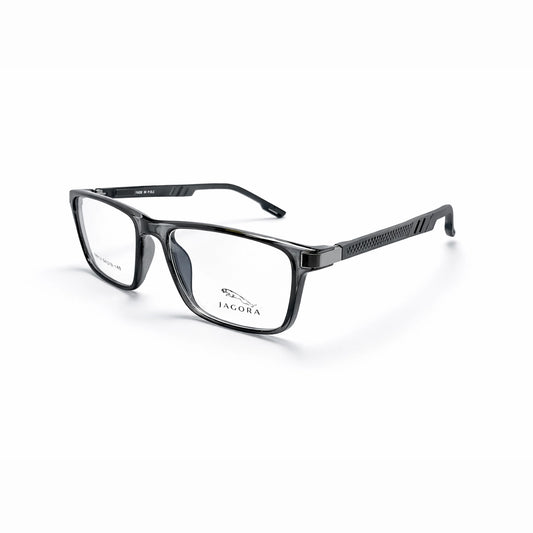 Jaguar TR 90 Rectangle Eyeglasses – Transparent Black