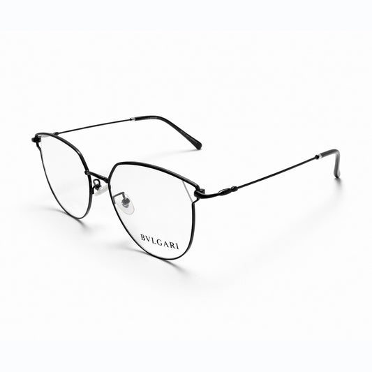 Black Full Rim Round Eyeglasses - Bvlgari