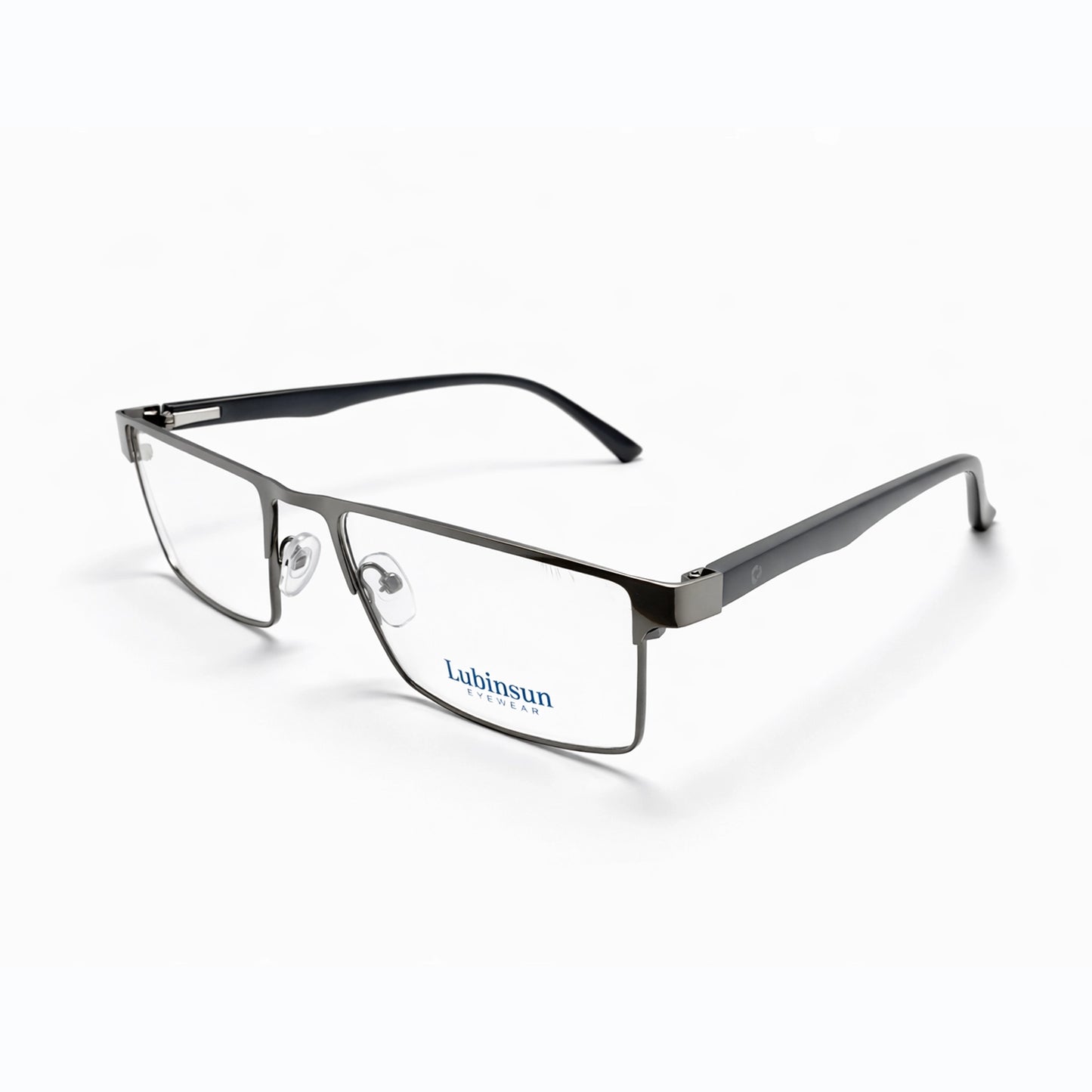 Black Full Rim Rectangular Eyeglasses - Lubinsun Eyewear