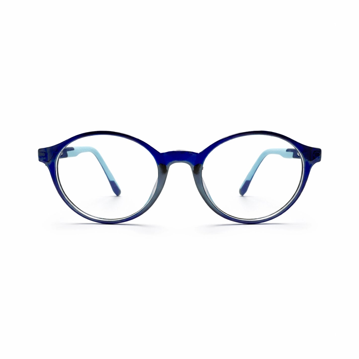 Midnight Navy Round Frames – Timeless Sophistication
