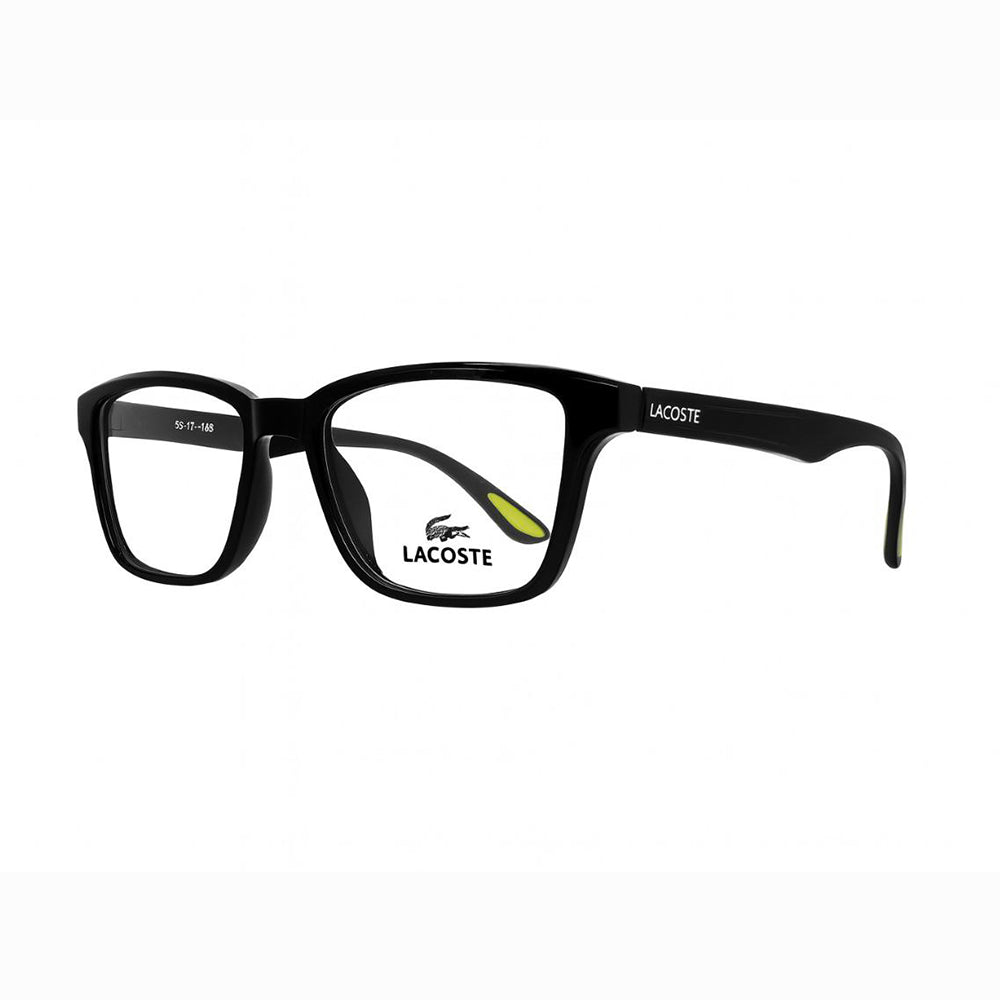 Black Full Rim Square Eyeglasses - Lacoste