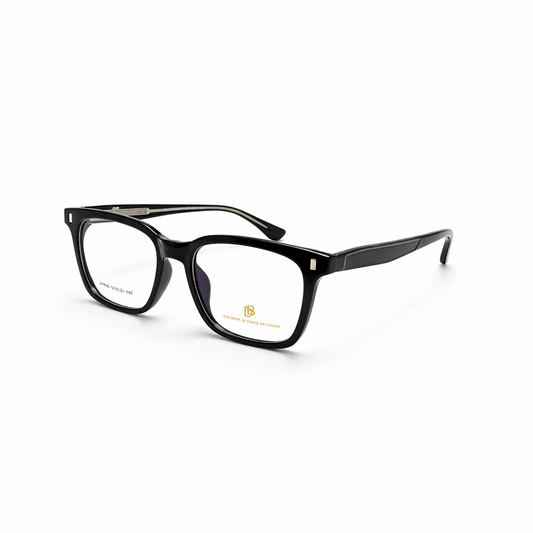 Black Full Rim Square Eyeglasses - David Beckham