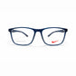 Nike TR 90 Rectangle Eyeglasses – Matte Blue