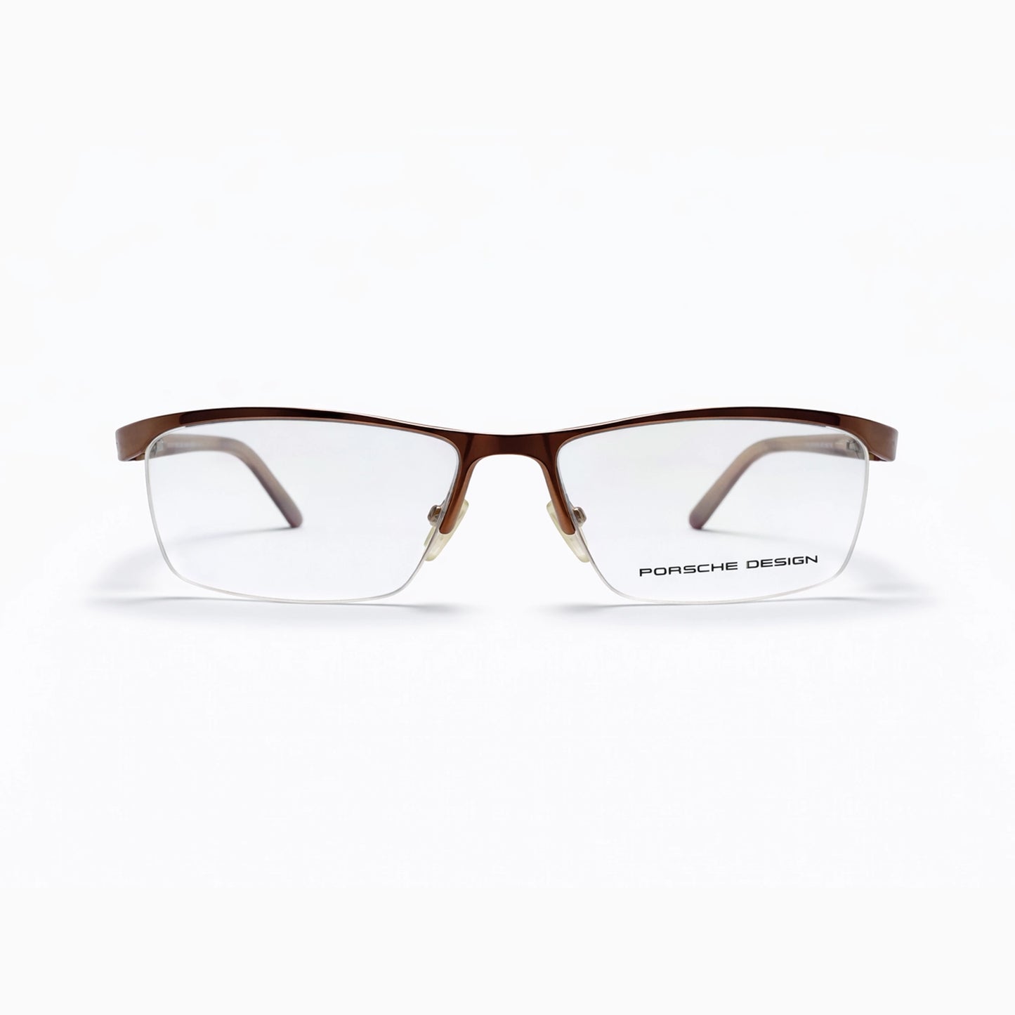 Porsche Design 0421 Rectangular Eyeglasses – Metallic Brown
