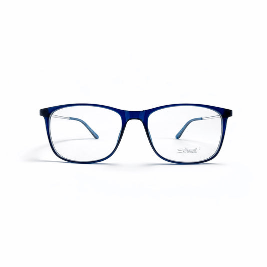 Silhouette C7 – Navy Blue Square Eyeglasses