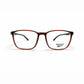 Reebok TR 90 Square Eyeglasses – Matte Brown