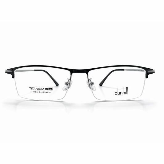 Black Half Rim Rectangular Eyeglasses - Dunhill