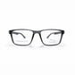 Jaguar TR 90 Rectangle Eyeglasses – Transparent Black