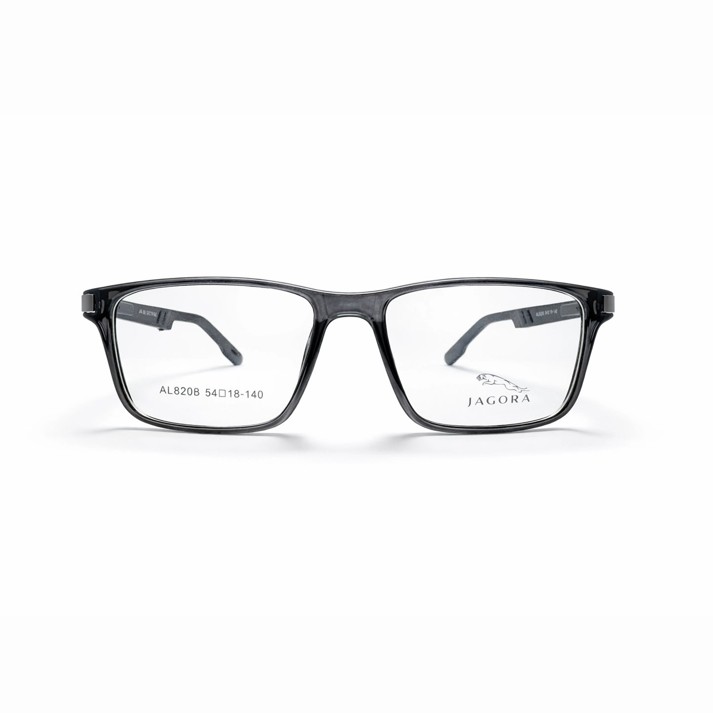 Jaguar TR 90 Rectangle Eyeglasses – Transparent Black