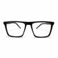 Black Full Rim Square Eyeglasses - Police