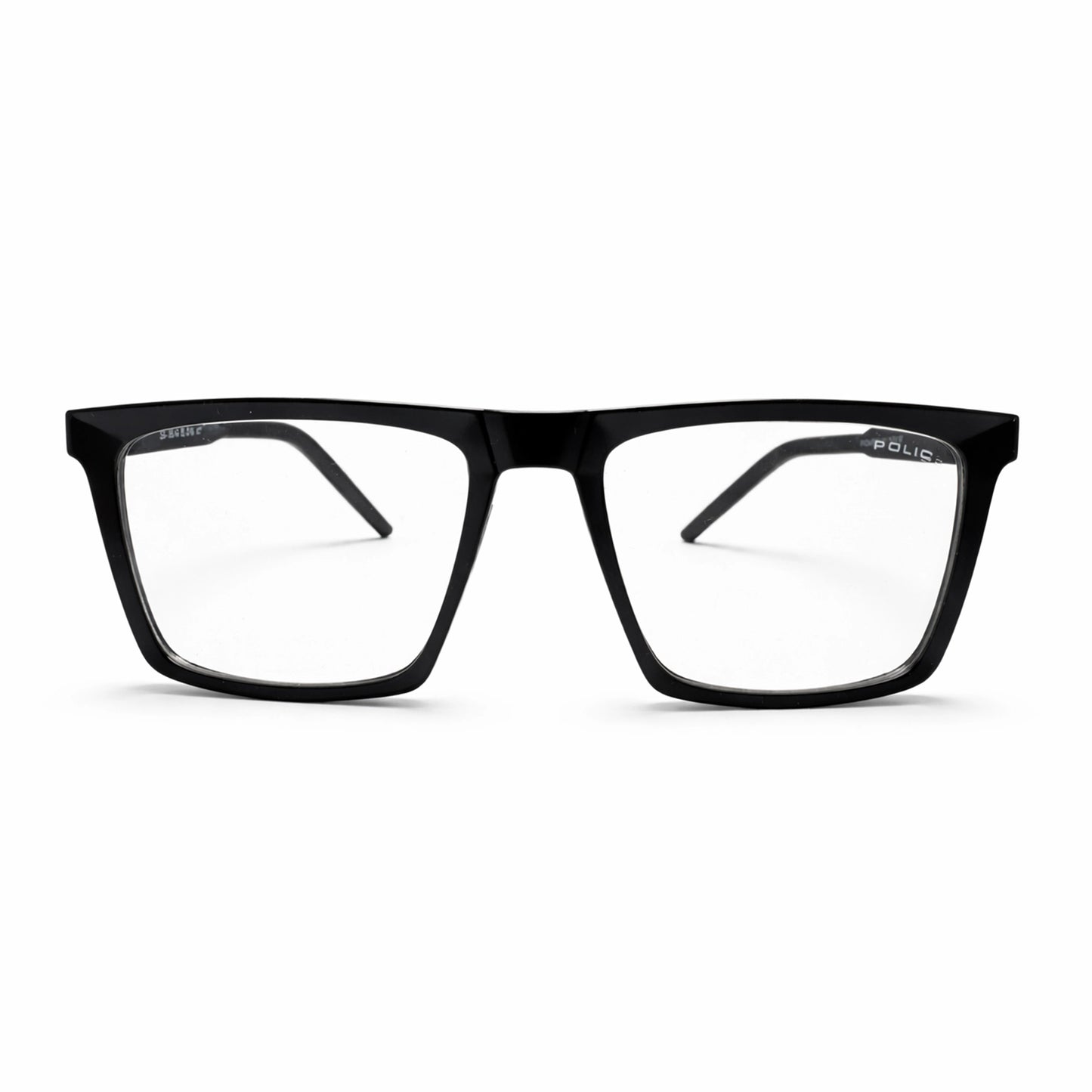 Black Full Rim Square Eyeglasses - Police