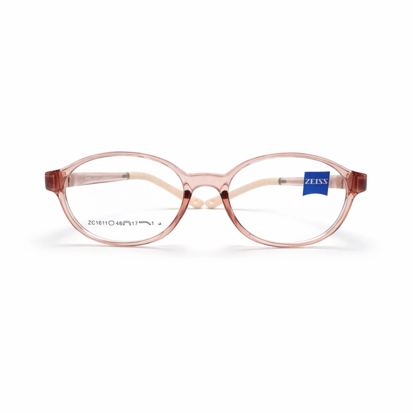 Blush Peach Transparent Kids' Frames