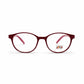 Red Multi-Tone Temple Oval Kids' Eyeglasses