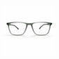 Danmac Rectangle Eyeglasses – Matte Black