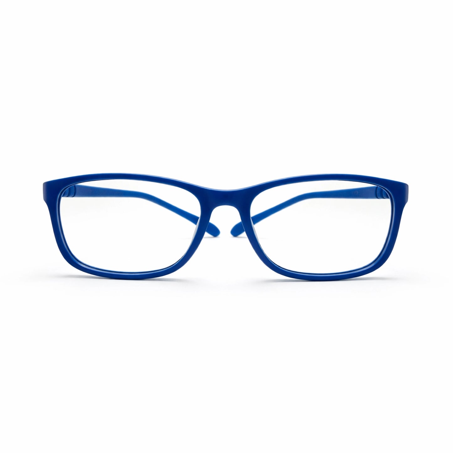 Soft-Square Matte Junior Eyeglasses - Slate Grey,Blue,Blue Ocean