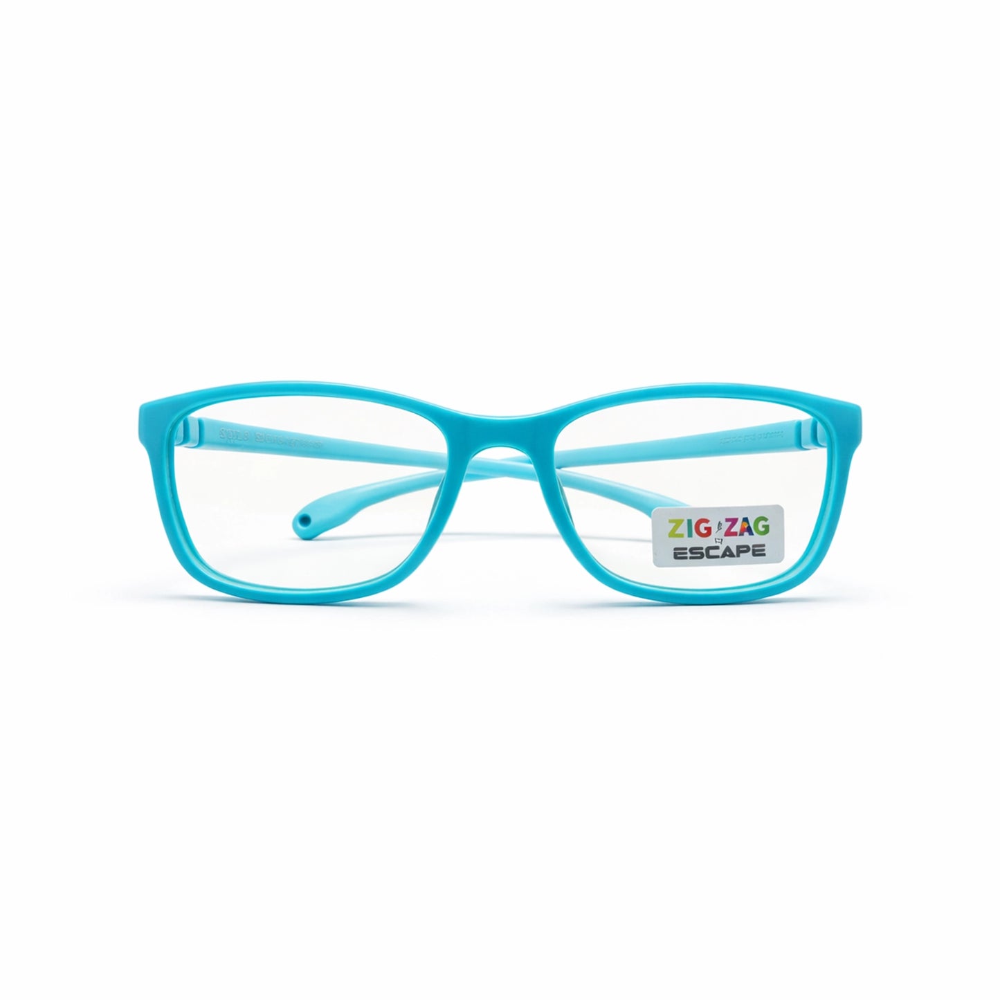 Soft-Square Matte Junior Eyeglasses - Slate Grey,Blue,Blue Ocean