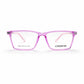 Transparent Pink Rectangular Eyeglasses - CARRERA