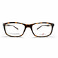 Tortoise Shell Full Rim Rectangular Eyeglasses - Charmant Z