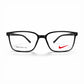 Nike TR90 Rectangular Eyeglasses – Matte Black