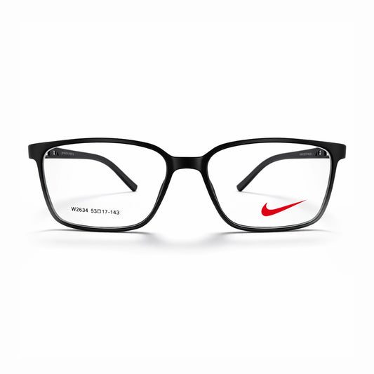 Nike TR90 Rectangular Eyeglasses – Matte Black