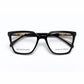 Black and Gold Full Rim Square Eyeglasses - Porsche Design