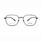 Black Full Rim Geometric Eyeglasses - Silhouette