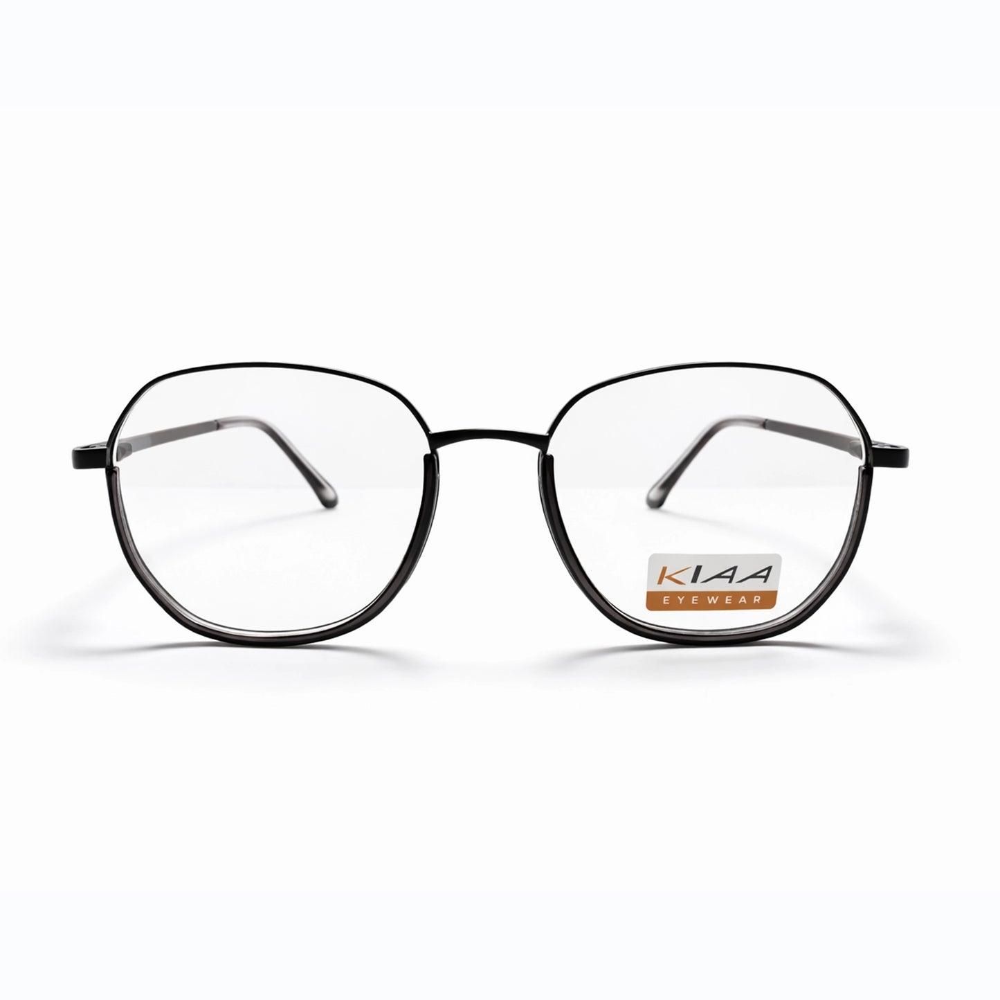 Black Full Rim Round Eyeglasses - KIA Eyewear