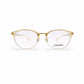 Gold & Crystal Oval Eyeglasses - Chanel