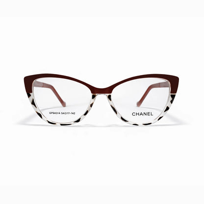 Cat-Eye Female  Eyeglasses - CHANEL