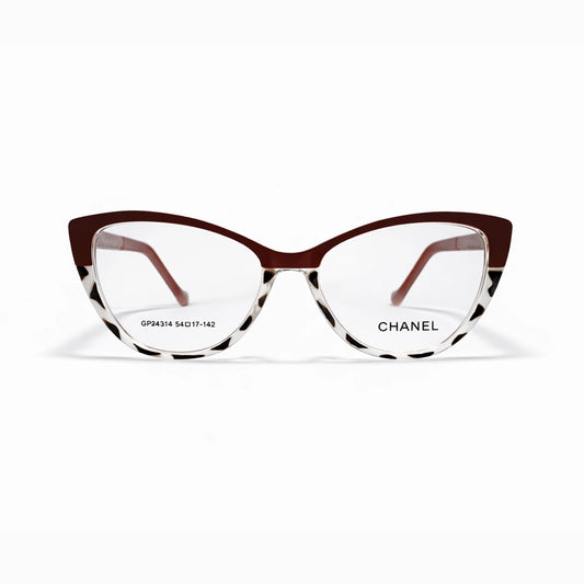 Cat-Eye Female  Eyeglasses - CHANEL