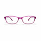 Purple Crystal Patterned Kids' Oval Eyeglasses