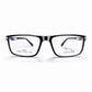 Jaguar TR 90 Rectangle Eyeglasses – Glossy Black