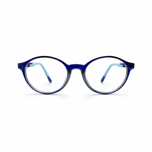 Midnight Navy Round Frames – Timeless Sophistication
