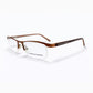 Porsche Design 0421 Rectangular Eyeglasses – Metallic Brown