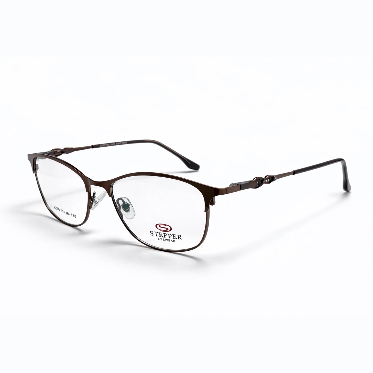 Brown Full Rim Oval Eyeglasses - Stepper Eyewear