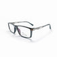 Jaguar TR 90 Rectangle Eyeglasses – Glossy Black