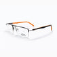 Oakley QS017 Rectangular Eyeglasses – Black & Orange Fusion