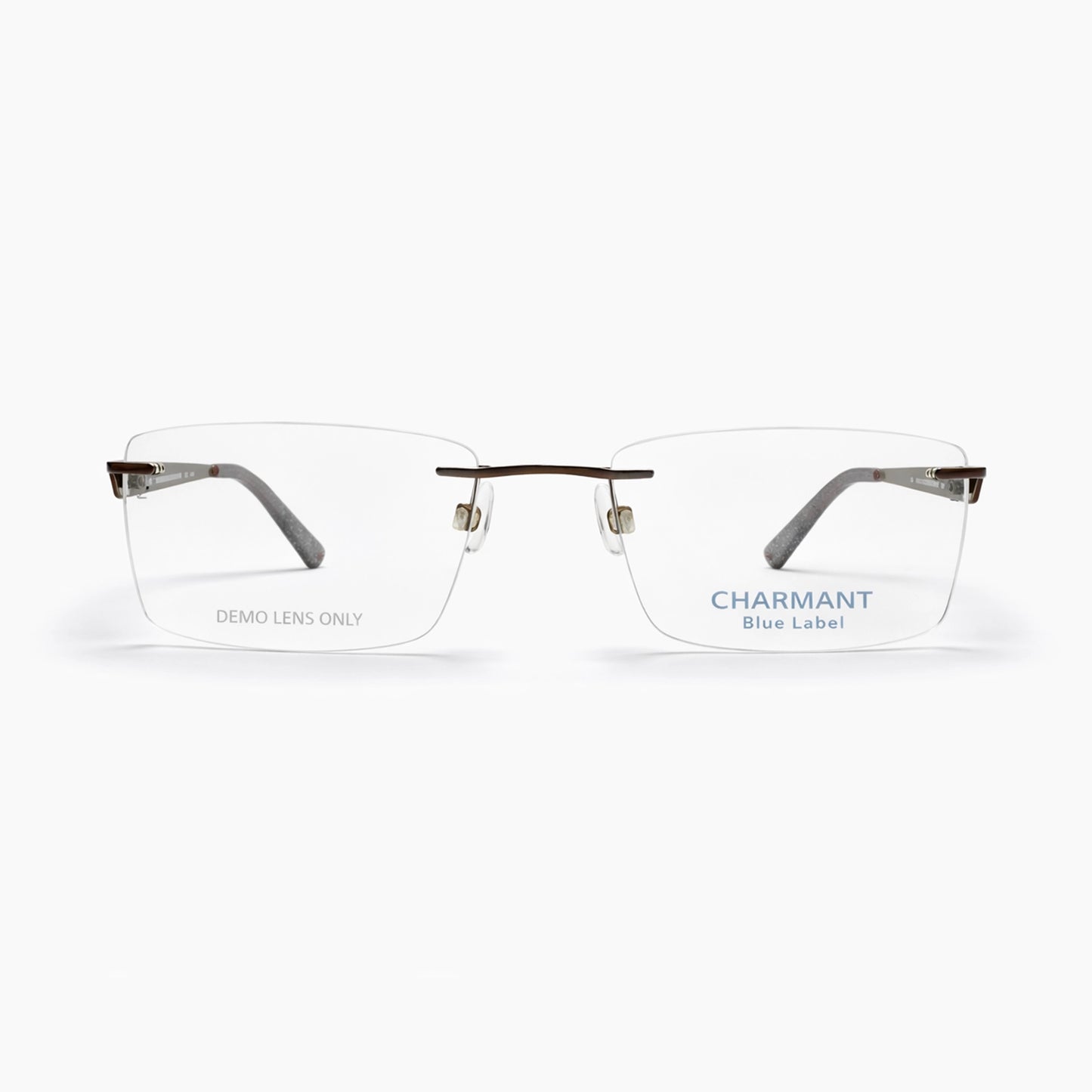 Charmant CHTDE61 Rectangular Eyeglasses – Gold & Brown