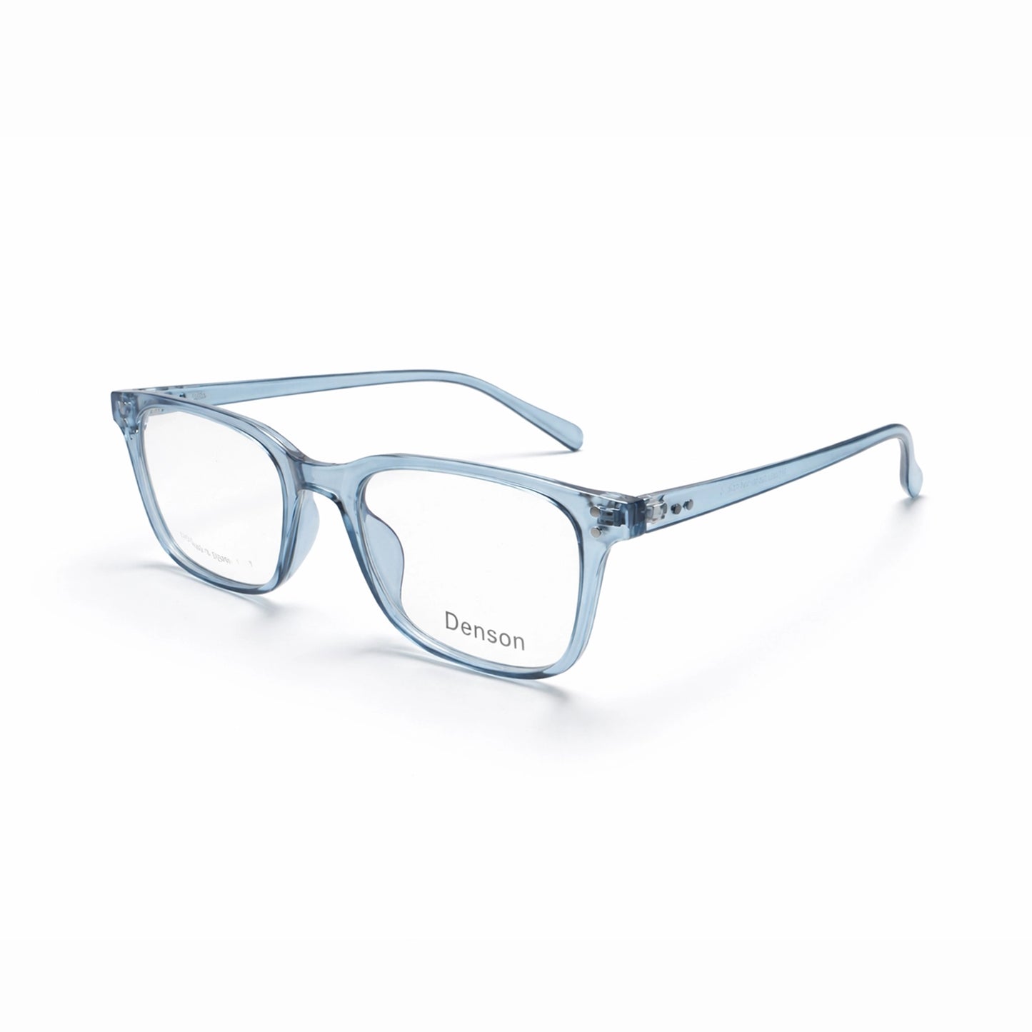 Denson TR1025 Square Eyeglasses – transparent cystal blue