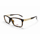 Tortoise Shell Full Rim Rectangular Eyeglasses - Charmant Z