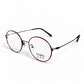 Crimson Red Round Eyeglasses - Jeanswest