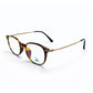 Tortoiseshell Amber Round Eyeglasses - Cardenro