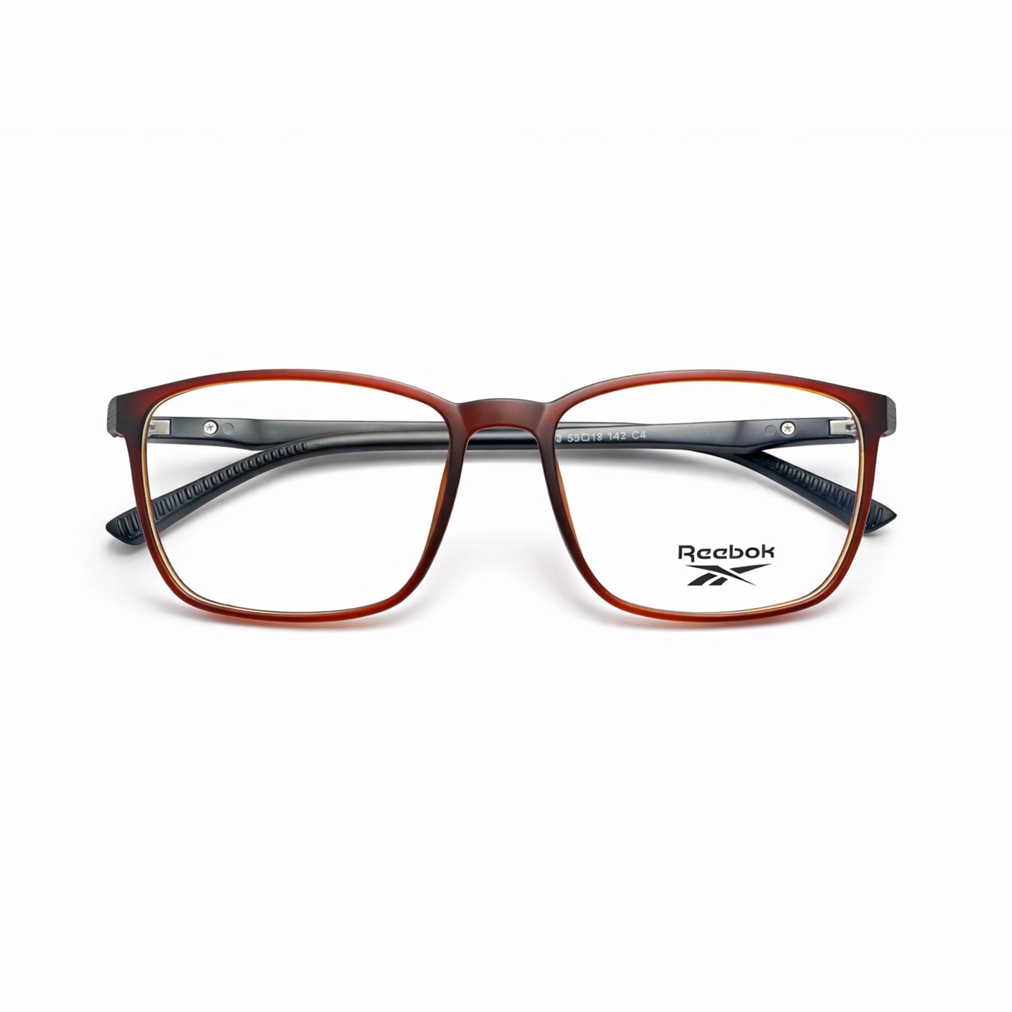 Reebok TR 90 Square Eyeglasses – Matte Brown