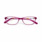Purple Crystal Patterned Kids' Oval Eyeglasses