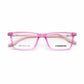 Transparent Pink Rectangular Eyeglasses - CARRERA