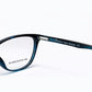 Black and Blue Full Rim Cat Eye Eyeglasses - Danmac
