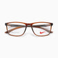 Nike W2632 Rectangular Eyeglasses – Classic Brown Gradient